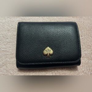 Kate Spade Black Textured Wallet